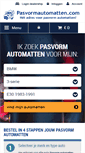 Mobile Screenshot of pasvormautomatten.com